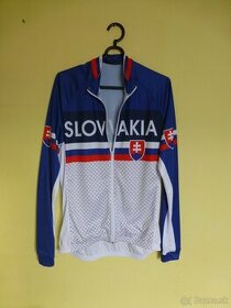 Pánsky cyklistický dres s dlhým rukávom Slovakia M - 1