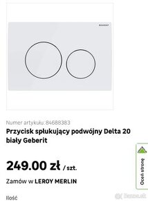 Geberit Delta splachovacie tlačítka