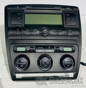 Skoda Octavia 2 radio + kod, climatronic, ramcek