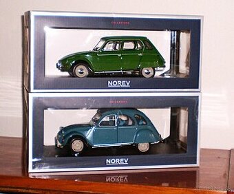 CITROEN DYANE 6 a CITROEN 2CV CLUB 6 , 1:18 , NOREV - 1