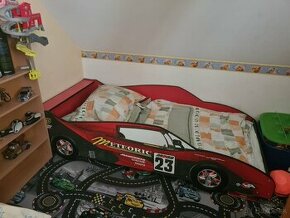 Detská autíčková posteľ