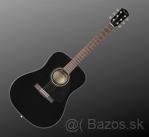 Predám akustickú gitaru Fender CD-60S WN black