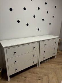 IKEA komoda Koppang biela 90x83 cm s 3 zásuvkami