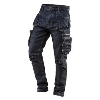 Nohavice strečové JEANS STRETCH BLACK+NEO -DENIM Collection