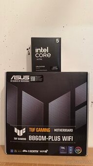 Predam Intel Core Ultra 5 245KF a Asus Tuf B860M Plus Wifi