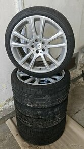 Predam original Mercedes alu disky 19" s letnymi pneu, 5x11 - 1