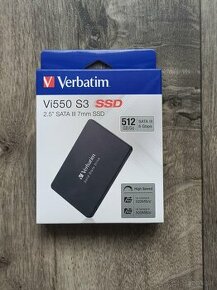 SSD disk Verbatim VI550 S3 512GB 2.5" SATA III - NOVÝ - 1