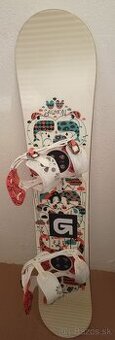 151 cm krasny farebny snowboard SALOMON s viazanim