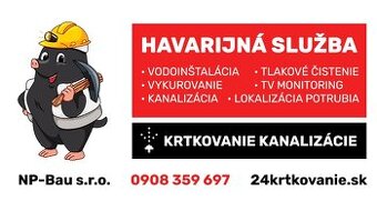 Havarijná služba - VODA - KÚRENIE - KANALIZÁCIA