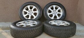 Alu Audi 5x112 a zimné Dunlop 235/65 R17 - 1