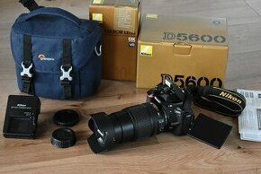 Nikon D5600 - wifi BT - dotyk. display AF VR objektiv 18-105