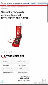 Rothenberger Rotest GW 150/4 tester