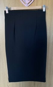 Čierna puzdrová sukňa Zara XS