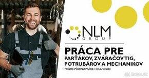 Práca pre parťákov, zváračov, potrubárov a mechanikov - HOL