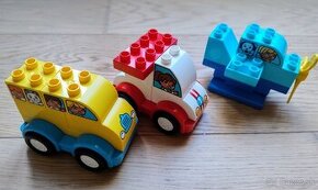 Lego Duplo autíčko,autobus, vrtuľník/loďka