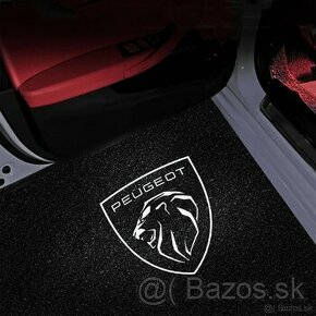 Peugeot Ultra HD Car Door Ghost Light Car Logo