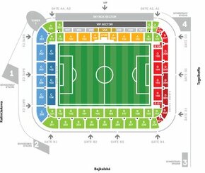 Slovan vs. Manchester City - solo vstupenky B108, B208