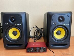 KRK Rokit 5 G3 + Scarlett Solo 3G - 1