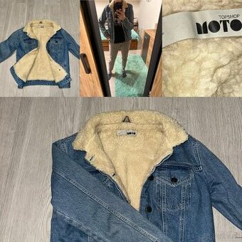 moto topshop stylova jarna riflova bunda-riflovka - 1