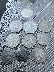 Strieborne mince ceskoslovensko