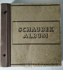 veľký album Schaubek - alb. listy celý svet, r. 1943