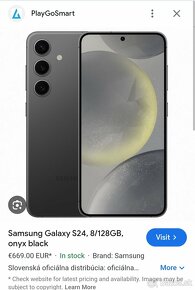 Nový Samsung galaxy s24 8/128g plus príslušenstvo