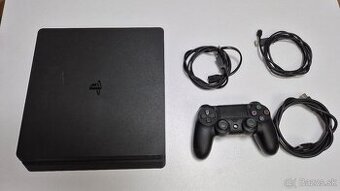 Playstation 4 slim 500gb + ovládač + 2 hry