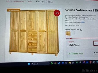 5 dverova skrina