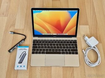 MacBook 12" i5-1.3GHz/8GB/512GB, NOVÁ BATERKA, TOP STAV - 1