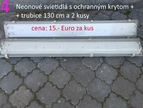 Neonové svietidlá a krabicové svorkovnice - 1