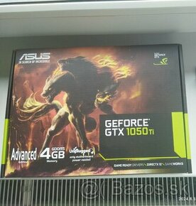 NVDIA ASUS GTX 1050Ti 4gb AKO NOVÁ, DOKLAD