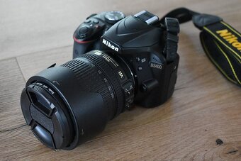 Nikon d3400 s bluetooth - VR objektiv 18-105 AF 1 900 cvak.