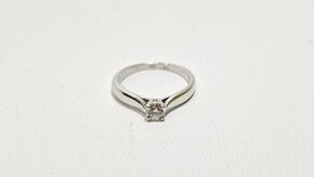 Zasnubny prsteň 0,20ct diamant - 1