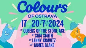 4 dňový lístok na Colours of Ostrava