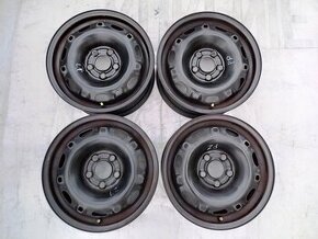 5x100 R14 ET43 Originál Audi VW Škoda Seat disky Top Stav - 1