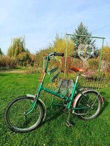 Starožitný retro bicykel skladačka