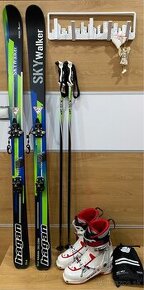 Skialpset lyže 154cm lyžiarky 26cm