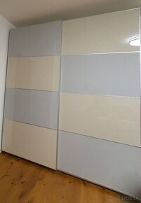 IKEA PAX Systém hliníkových posuvných dvier 200x236