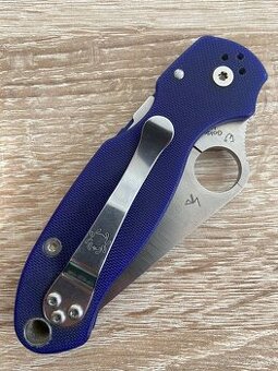 Nôž Spyderco Para 3, Dark Blue G-10 C223GPDBL (original, S11