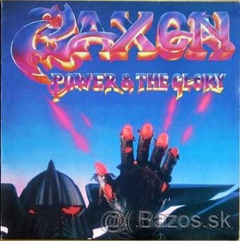 Lp SAXON  - Power & the Glory