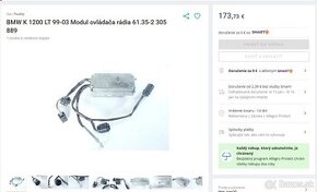 Predám REVERSE MODUL K 1200 LT 99-04