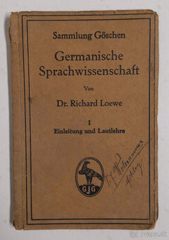 Sammlung Göschen, Germanische Sprachwissenschaft 1918 - 1