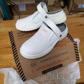 Pracovná obuv veľ. 45 BENNON WHITE OB Slipper Z30082 - 1