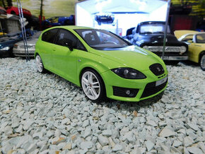 model auta Seat Leon Cupra R, zelená farba Otto mobile 1:18