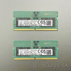 Pamäť DDR5 RAM Samsung 16 GB (2 x 8 GB) 4800 MHz CL40