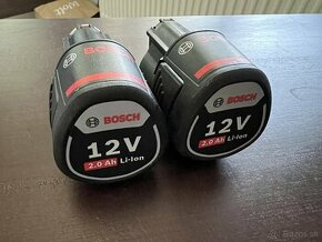 Predám baterie Bosch 2x GBA 12V