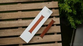 Apple Watch 45mm Umber Leather Link - M/L