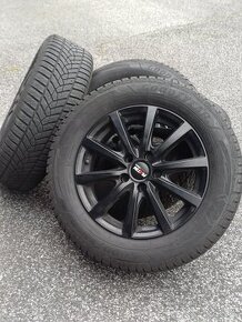 5x112 R16 ALU DISKY 215/60 ZIMNÉ PNEU VW,ŠKODA,AUDI,SEAT