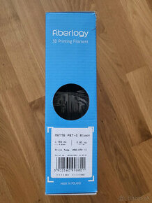Filament Fiberlogy Matte PET-G Black 1.750mm 0,85kg