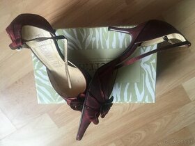 Elegantné spoločenské sandálky+kabelka - 1